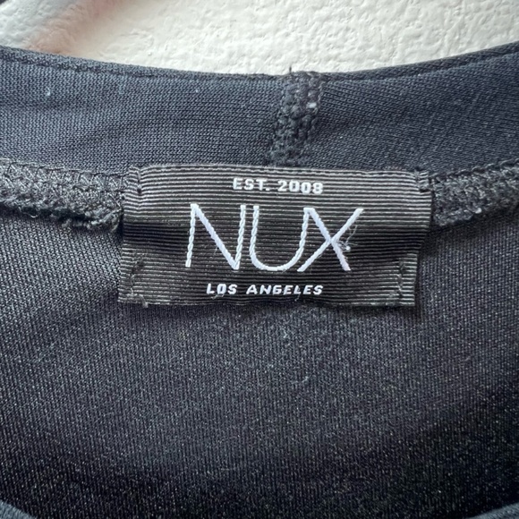 NUX Womens Sleek Sweat Ultra Soft Pullover Crew Neck Sweatshirt Black Yoga Small - Picture 12 of 14